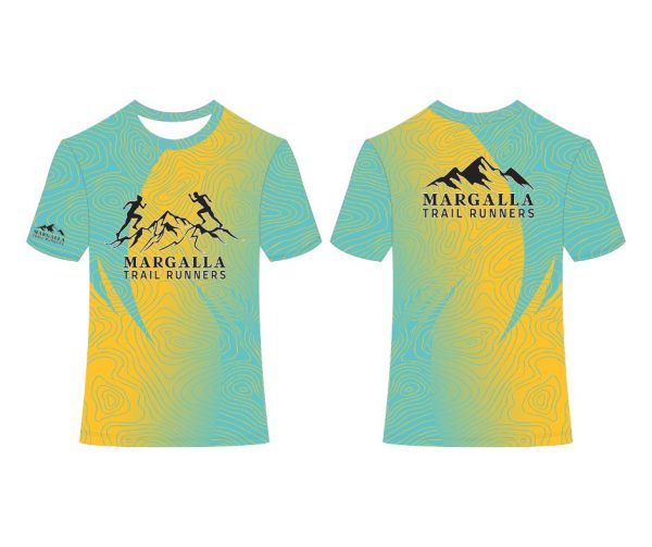 MTR T-Shirt (Aqua Blue & Yellow)